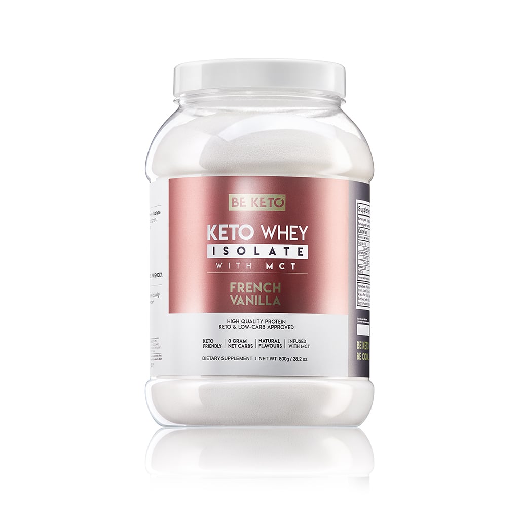 Izolat Białka z Olejem MCT - Francuska Wanilia 800g - BeKeto