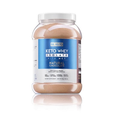Izolat Białka z Olejem MCT - Naturalna Czekolada 800g - BeKeto