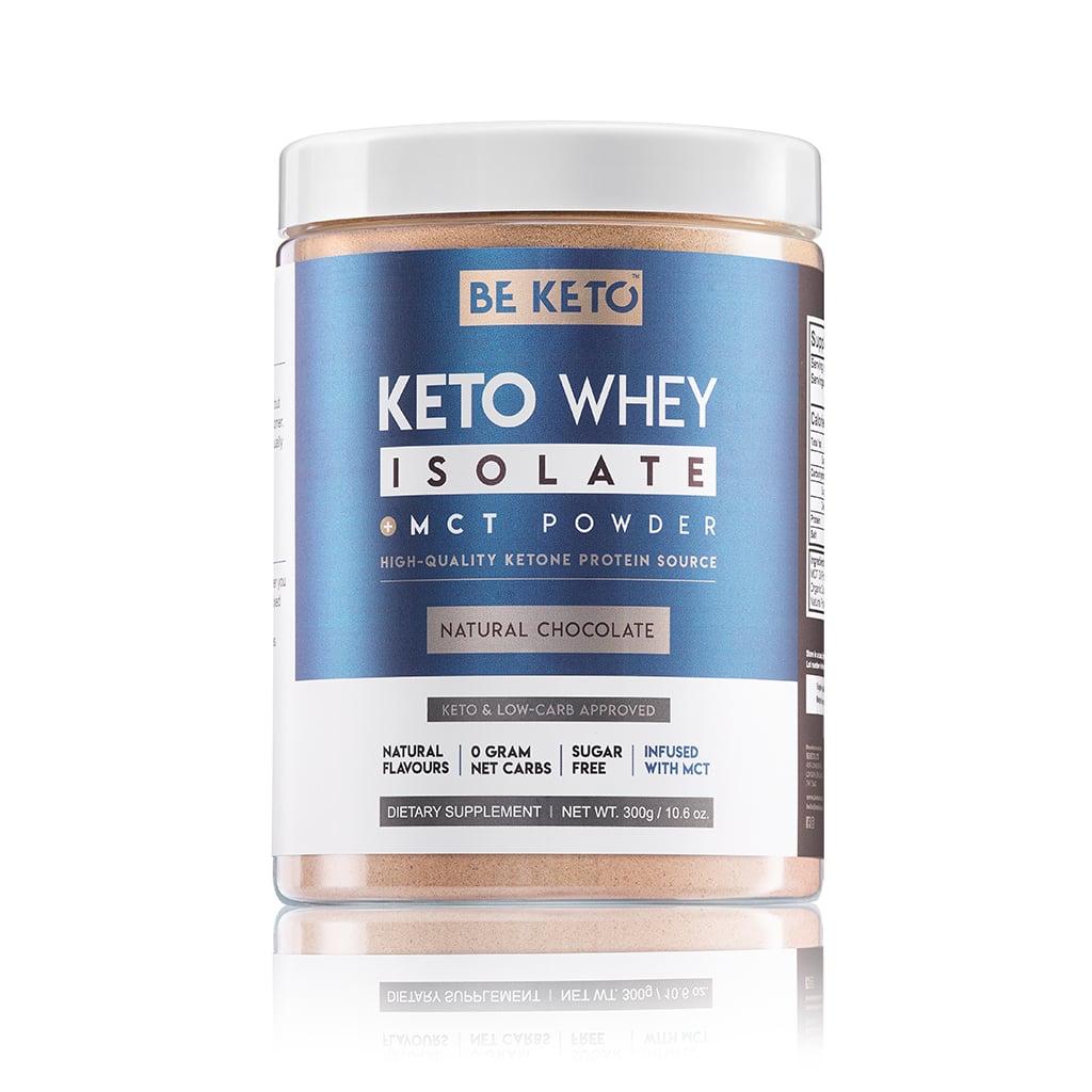 Izolat Białka z Olejem MCT - Naturalna Czekolada 300g - BeKeto