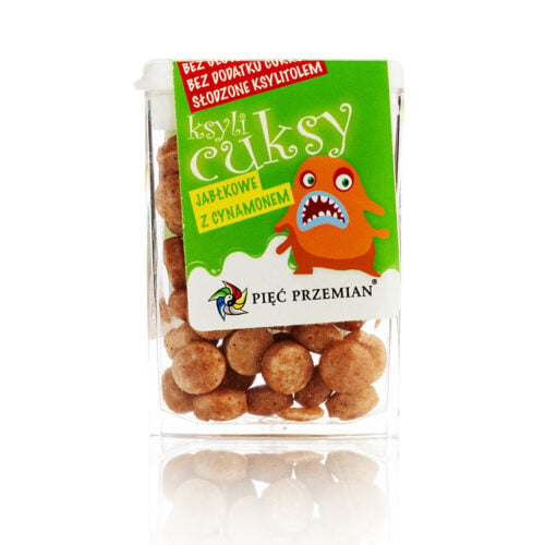 KsyliCuksy Jabłkowe z Cynamonem BIO 13g - Pięć Przemian