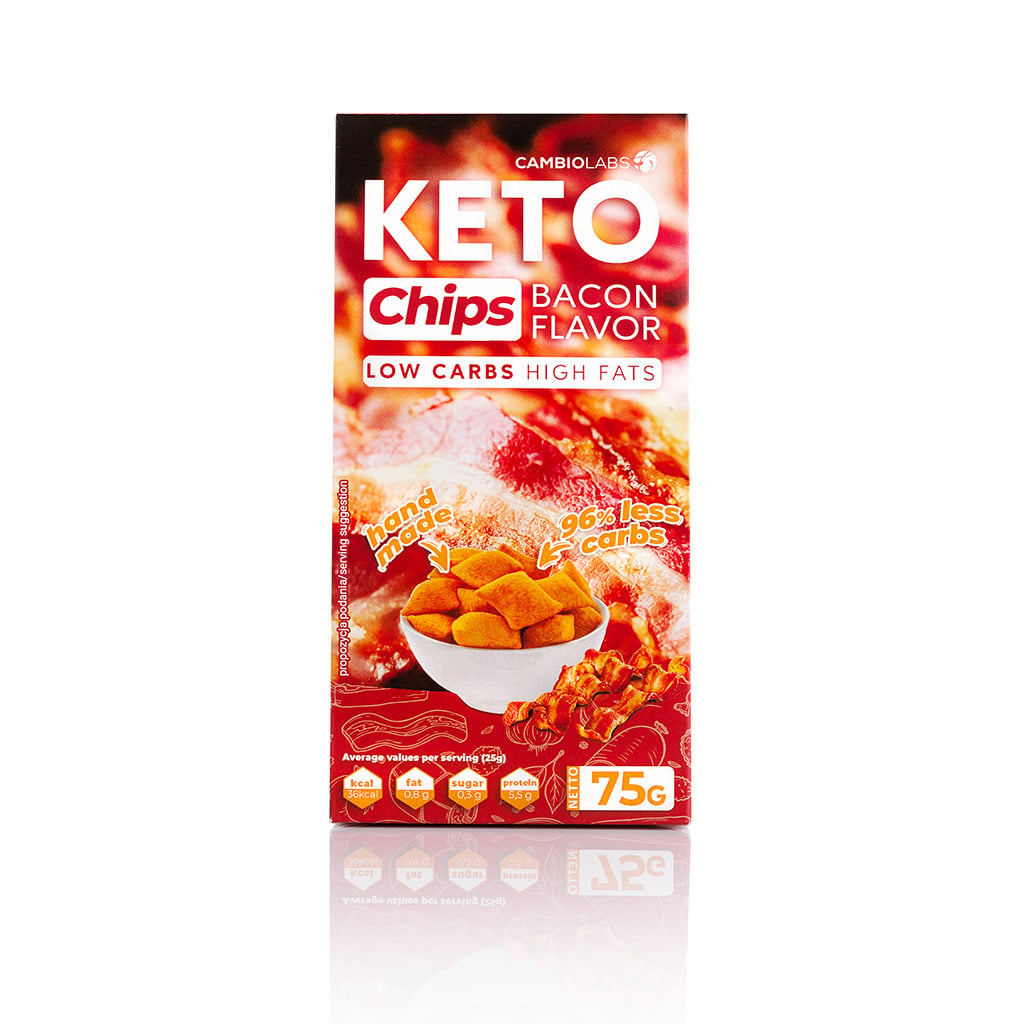 Chipsy Keto o Smaku Bekonu 75g - CambioLabs