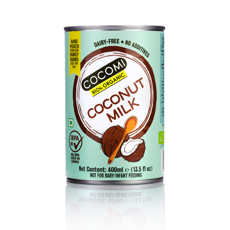 Mleczko Kokosowe BIO Bez Gumy Guar 17% Tłuszczu 400ml - COCOMI — #1 rankingu