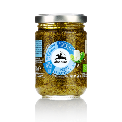 Pesto Bazyliowe BIO Wegańskie z Tofu 130g - Alce Nero