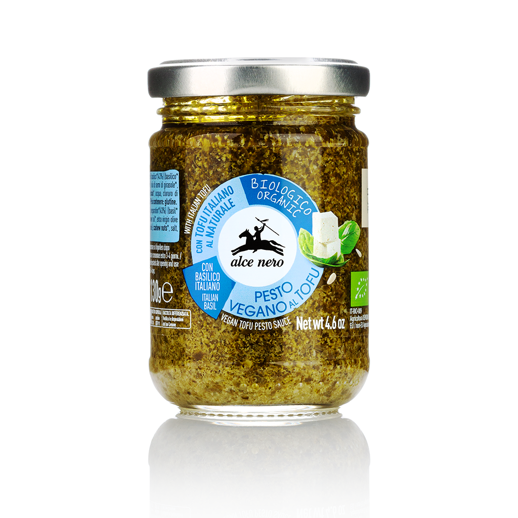Pesto Bazyliowe BIO Wegańskie z Tofu 130g - Alce Nero