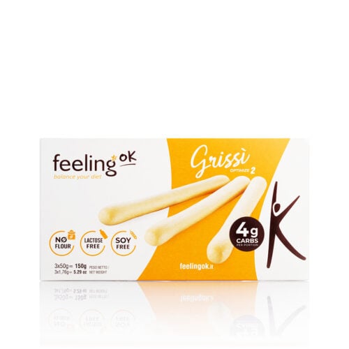 Grissini Niskowęglowodanowe z Rozmarynem 150g - FeelingOK