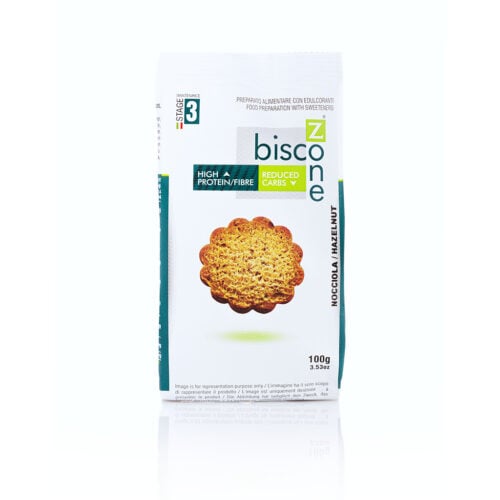 Herbatniki Niskowęglowodanowe o Smaku Orzecha Laskowego 100g - CiaoCarb