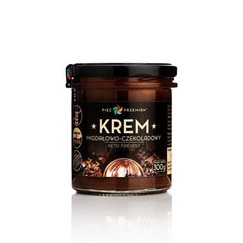 Krem Keto - Migdałowo-Czekoladowy 300g - Pięć Przemian