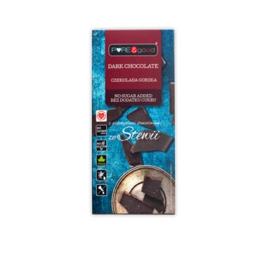 Czekolada gorzka bez cukru 100g - Pure&Good