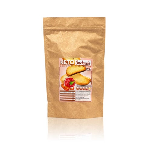 Sucharki Keto - Paprykowe 75g - CambioLabs