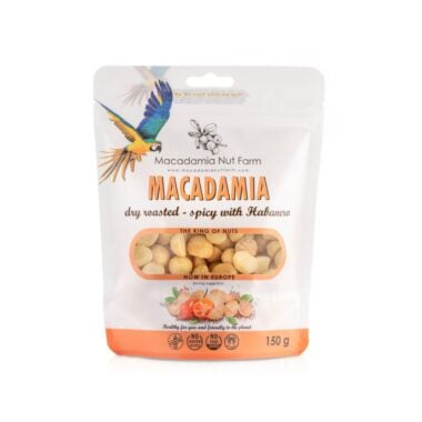 Orzechy Makadamia Pikantne Habanero 150g - Macadamia Nut Farm
