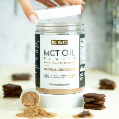 Olej MCT w Proszku - Naturalna Czekolada 300g - BeKeto