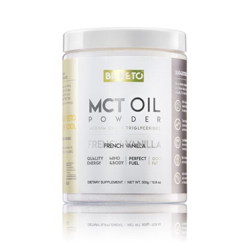 Olej MCT w Proszku - Francuska Wanilia 300g - BeKeto