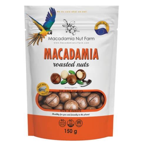 Orzechy Makadamia Prażone w Łupinie 150g - Macadamia Nut Farm