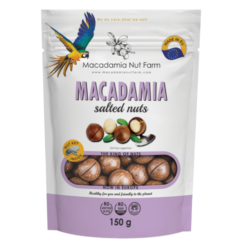 Orzechy Makadamia Solone w Łupinie 150g - Macadamia Nut Farm
