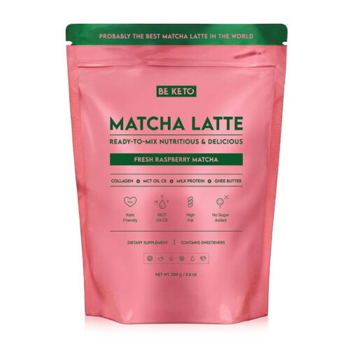 Matcha Latte - Świeża Malina 250g - BeKeto
