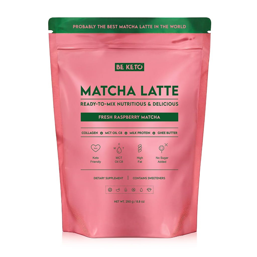 Matcha Latte - Świeża Malina 250g - BeKeto