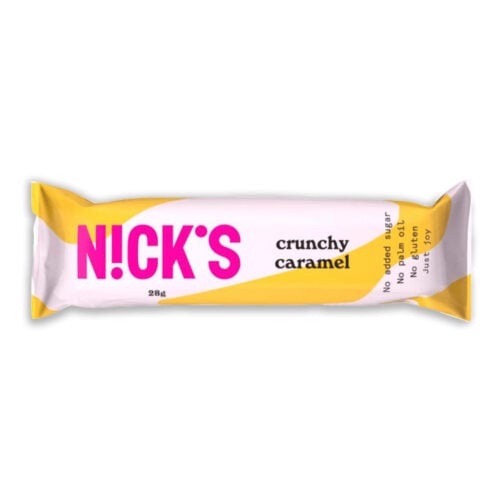 Baton Chrupiący Karmel & Migdały 28g - Nick's