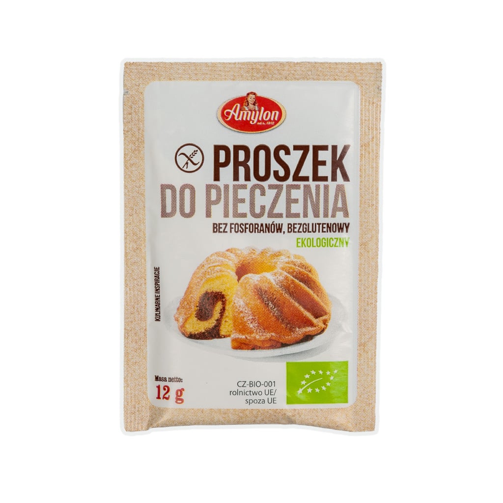 Proszek do Pieczenia Bezglutenowy BIO 12g - Amylon