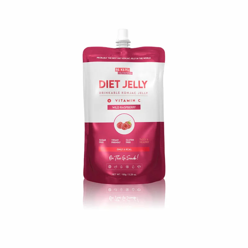 Galaretka Dietetyczna Konjac - Dzika Malina 150g - BeKeto