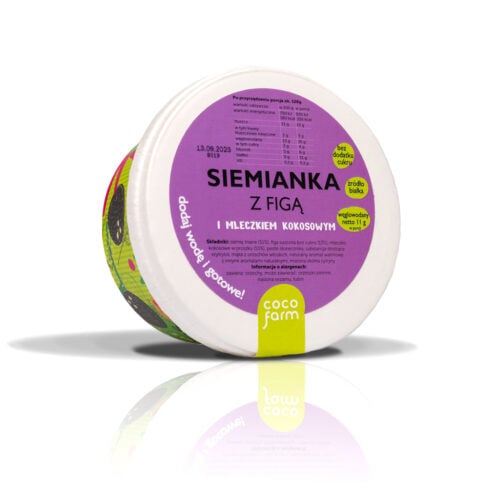 Siemianka z Figą i Mleczkiem Kokosowym 50g - Coco Farm