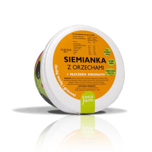 Siemianka z Orzechami i Mleczkiem Kokosowym 50g - Coco Farm