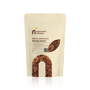 Siemię Lniane Mielone Odtłuszczone 1kg - Naturalnie Zdrowe