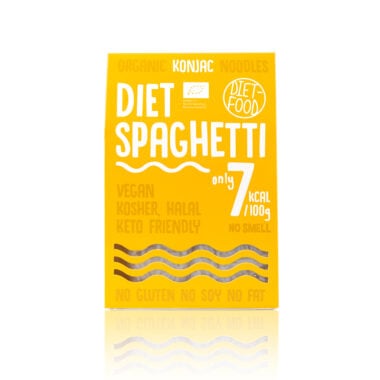 Makaron Niskowęglowodanowy Konjac/Shirataki Spaghetti 300g - Diet-Food
