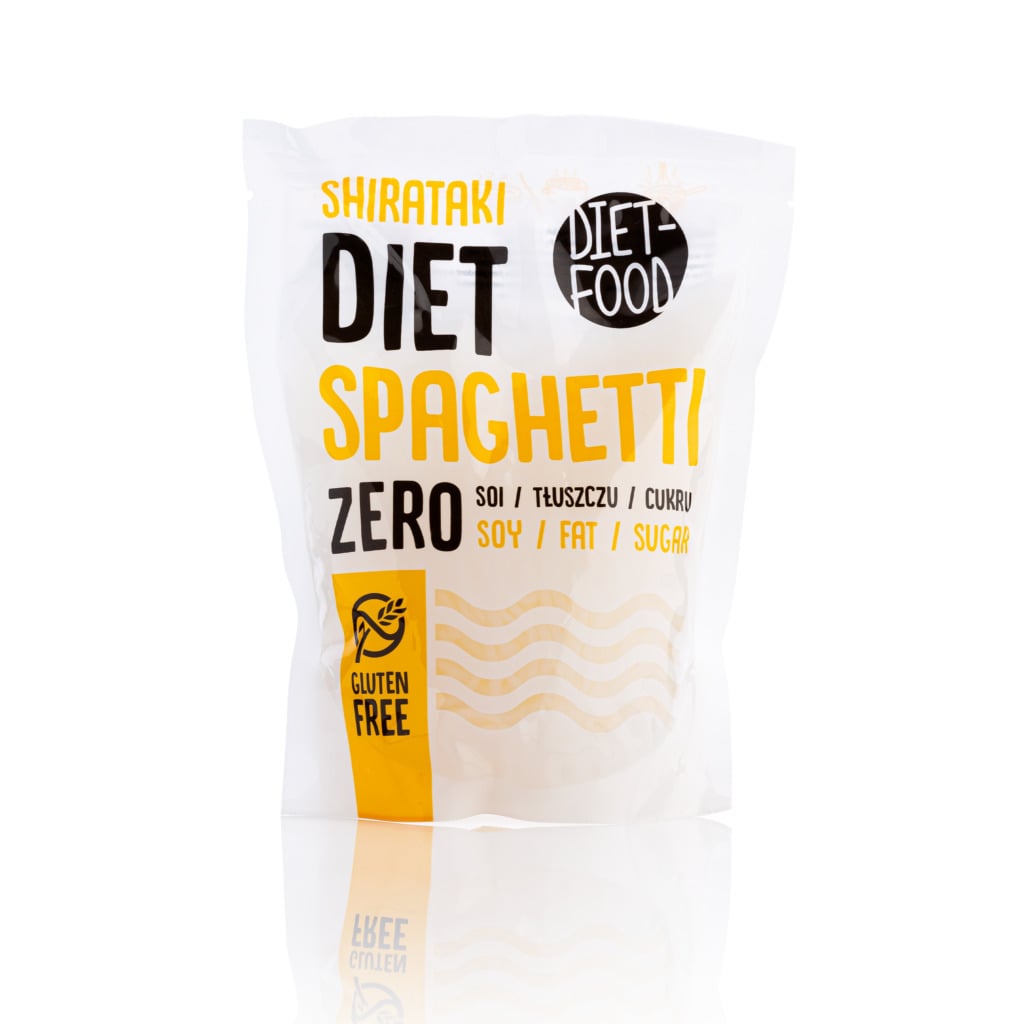 Makaron Niskowęglowodanowy Konjac/Shirataki Spaghetti 200g - Diet-Food