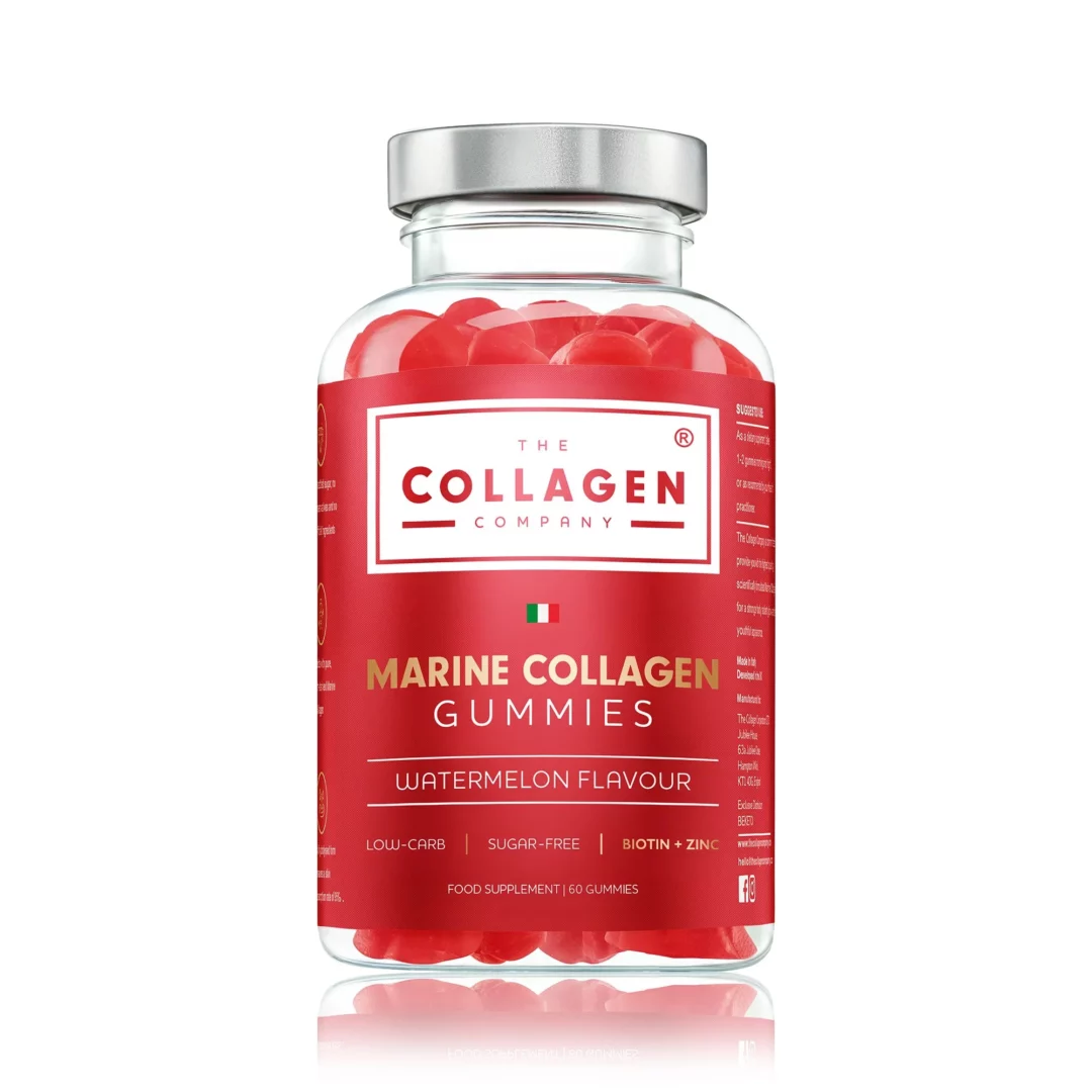 Arbuzowe żelki z kolagenem morskim 60 szt. - The Collagen Company