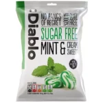 Cukierki miętowo-śmietankowe bez cukru 75g - Diablo Sugar Free
