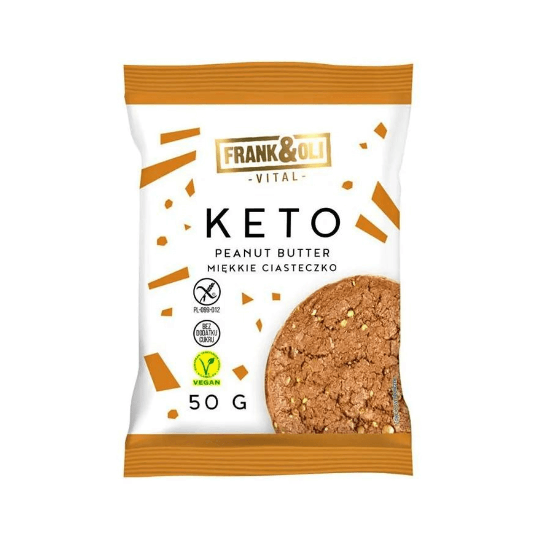 Ciastko Keto - Peanut Butter 50g - Frank & Oli