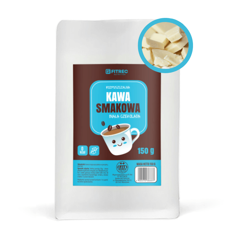 Kawa Smakowa - Biała Czekolada 150g - Fitrec