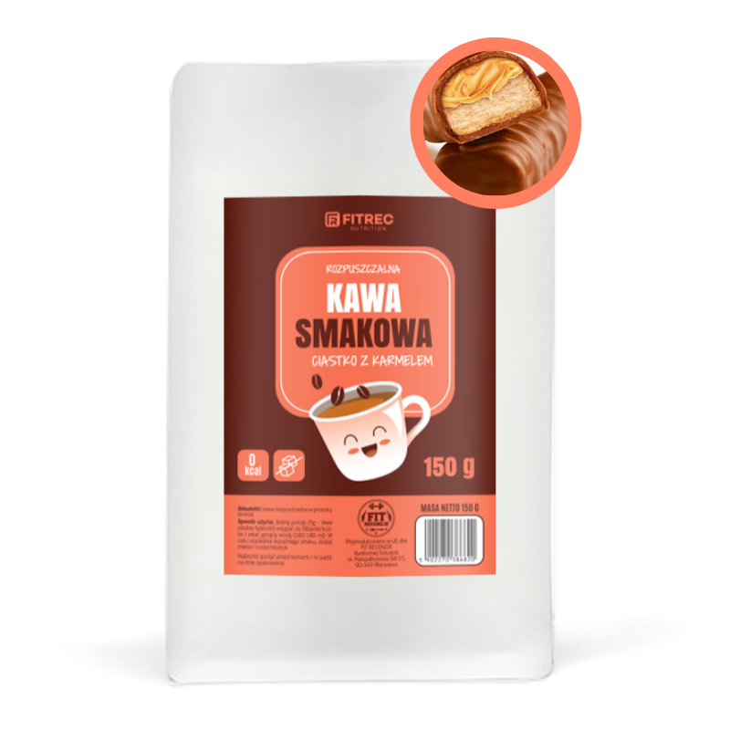 Kawa Smakowa - Ciastko z Karmelem 150g - Fitrec