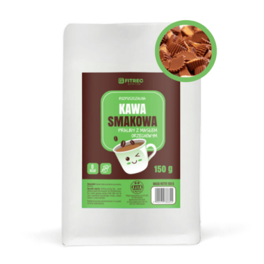 Kawa Smakowa - Praliny z Masłem Orzechowym 150g - Fitrec
