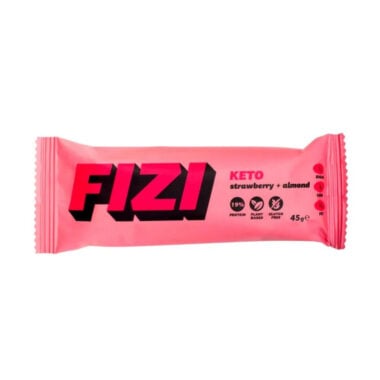 Baton Keto Protein - Strawberry + Almond 45g - FIZI