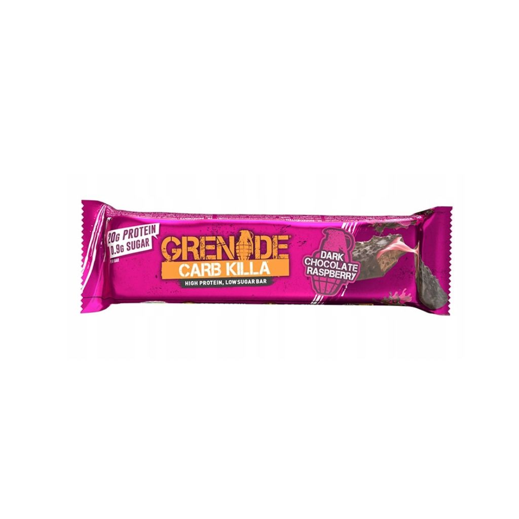Baton Proteinowy Carb Killa - Dark Chocolate Raspberry 60g - Grenade