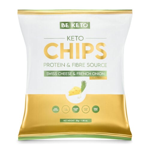 Chipsy Keto - Ser Szwajcarski & Francuska Cebulka 30g - Beketo