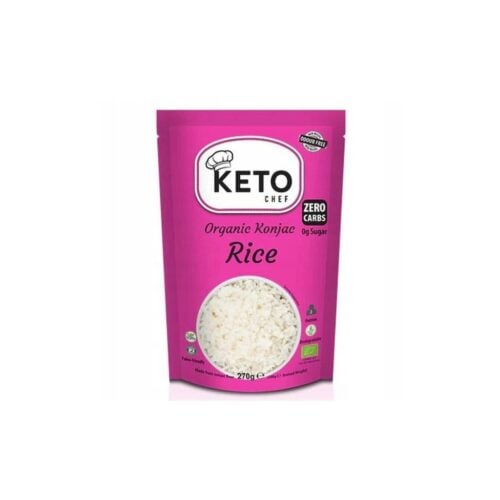 Makaron (Konjac) w Kształcie Ryżu Bezglutenowy BIO 270g - Keto Chef