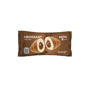 Croissant Niskowęglowodanowy z Nadzieniem - Czekoladowym 50g - FeelingOK