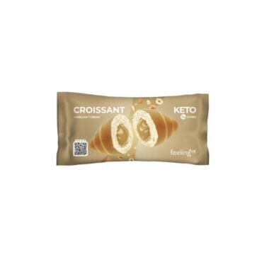 Croissant Keto z Kremem - Orzechowym 50g - Feeling Ok