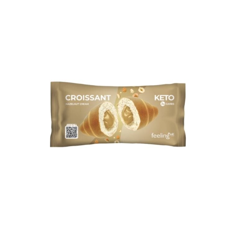 Croissant gotowy, zanim parzy się kawa