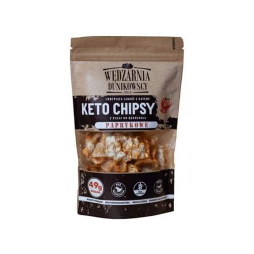 Chipsy Keto - Paprykowe - Wędzarnia Dunikowscy