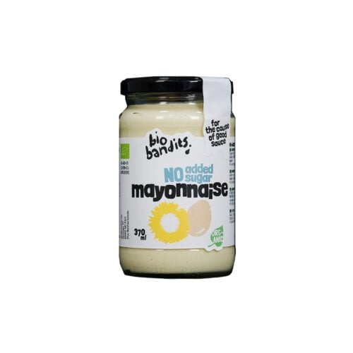 Majonez jajeczny BIO Bez Cukru 370 ml - BIO BANDITS