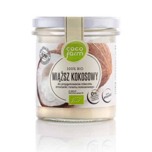 Miąższ Kokosowy BIO do Przygotowania Mleczka Kokosowego 240g - Coco Farm