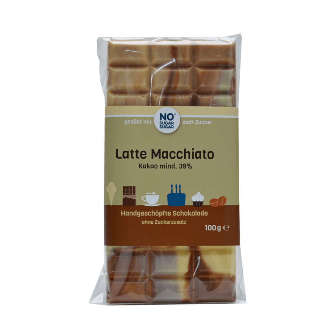 Czekolada Latte Macchiato 100g - No Sugar Sugar