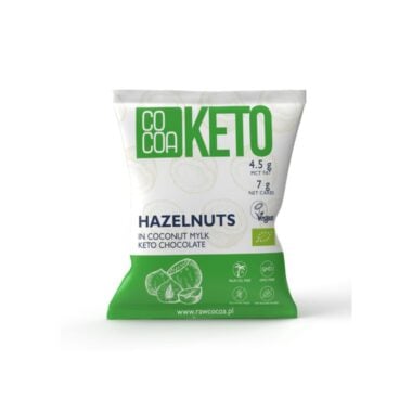 Orzechy Laskowe Keto w Czekoladzie z MCT BIO 70g - Cocoa