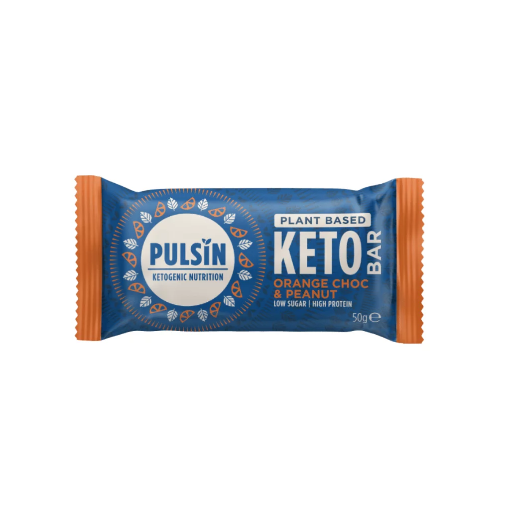 Baton Keto - Orange Choc & Peanut 50g - Pulsin