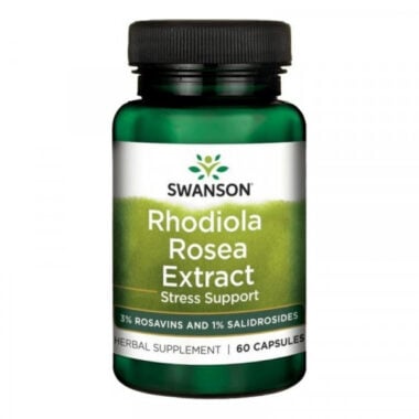 Różeniec Górski - Rhodiola Rosa Extract 60 kaps - Swanson