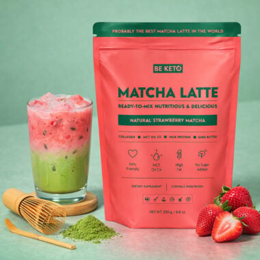 Matcha Latte - Naturalna Truskawka 250g - BeKeto