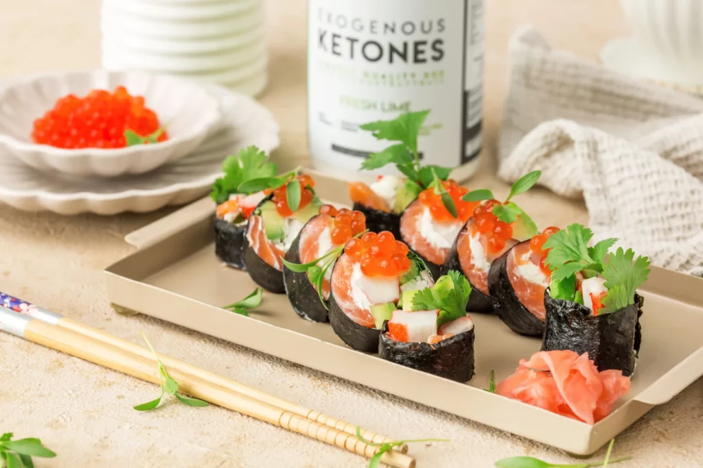 Keto Sushi z Łososiem